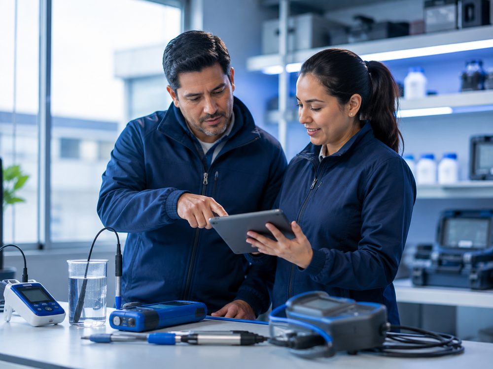 Equipo de Tecnología Inteligente en terreno